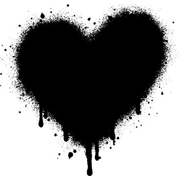 Heart-shaped Spray Paint