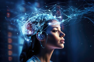 Aging brain complex puzzle - mind game ingenious synapses pathways. Wit visionary, brain's visualization, splashy brilliant. Conceptual thinking innovative witty neurological quirky mental human axon.