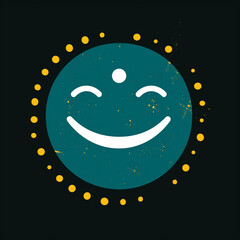 Sunny smile created with Generative Ai