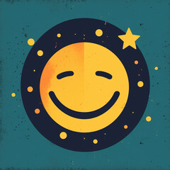 Sunny smile created with Generative Ai