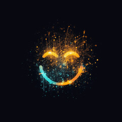 Sunny smile created with Generative Ai