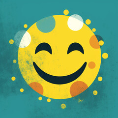 Sunny smile created with Generative Ai