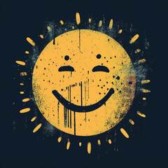 Sunny smile created with Generative Ai