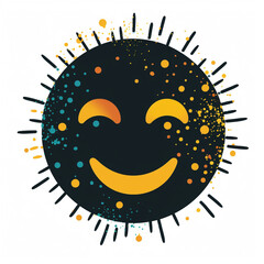 Sunny smile created with Generative Ai