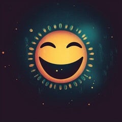 Sunny smile created with Generative Ai