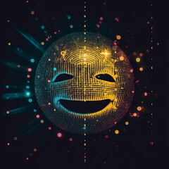 Sunny smile created with Generative Ai