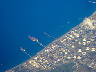 Vista aerea del porto di milazzo 1893