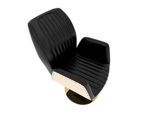 Barber shop chair isolated on background. 3d rendering - illustration
