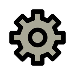 System illustration icon vector. gear cog vector
