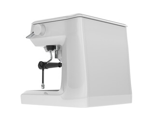 Coffee machine isolated on background. 3d rendering - illustration
