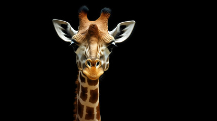 Obraz premium Beautiful Giraffe Design, Perfect for Your Project or Wallpaper, Ai Generative