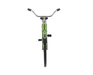 Retro bike isolated on background. 3d rendering - illustration