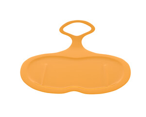 Slider sled isolated on background. 3d rendering - illustration