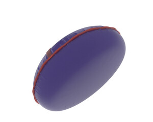 Snow tube isolated on background. 3d rendering - illustration