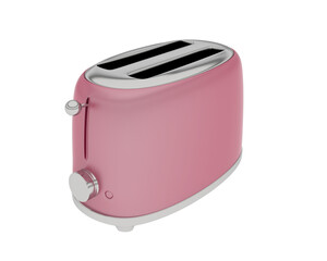 Toaster isolated on background. 3d rendering - illustration