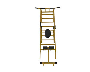 Traction gym equipment isolated on background. 3d rendering - illustration