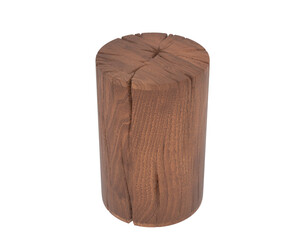 Tree trunk isolated on background. 3d rendering - illustration