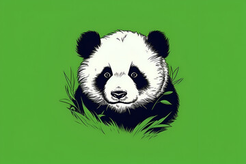 Beautiful Panda Design, Perfect for Your Project or Wallpaper