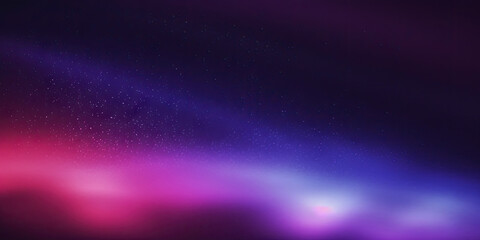 Obraz premium neon purple wallpaper on dark background, Dark blue purple glowing grainy gradient background black noise texture