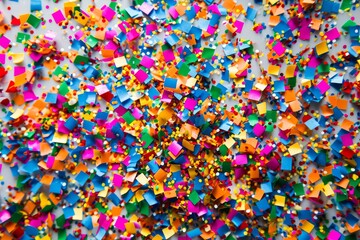 pile of colorful confetti