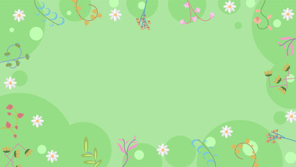 Light Abstract Nature Spring Summer Botanical Background Beautiful With Branches And Flowers Decoration Wallpaper Vector Design Style