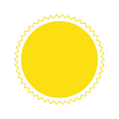 Set of vector starburst, sunburst badges. Different color. Simple flat style Vintage labels. Colored stickers. 66.11.