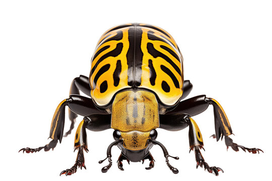 Goliath Beetle Isolated on Transparent Background