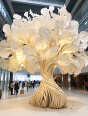 Lit Paper Tree
