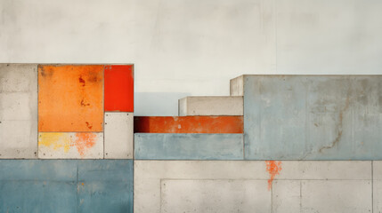 Muted colors minimal design background