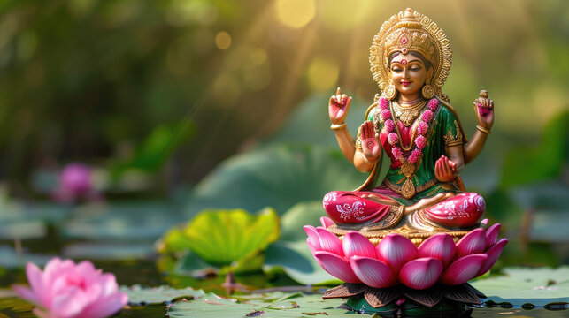 Goddess Lakshmi concept