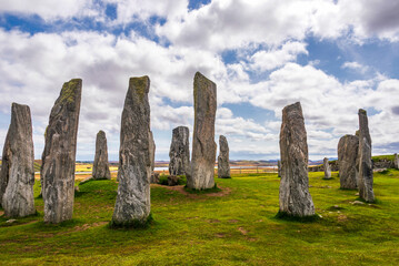 shooting of Calanais standing stones and the area surrounding it, Isle of Lewis, Scotland