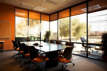 Fototapeta na wymiar office interior in Modern Atmosphare