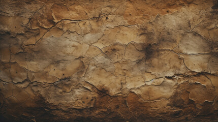 Old weathered crusty wall background in brown tones