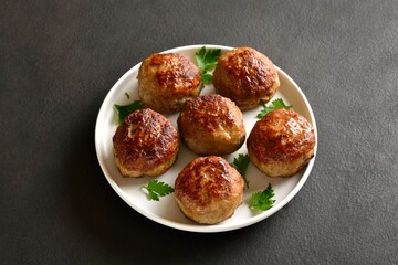 Homemade cutlets from minced meat