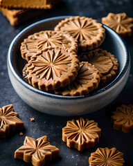 Speculoos (Belgian Spiced  shortcrust biscuits)