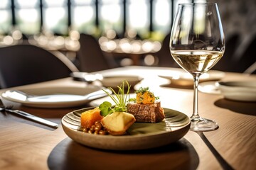 Decorated Food On Table 
