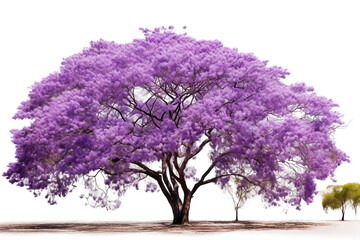 Jacaranda Tree Isolated on Transparent Background