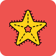 Obraz premium Starfish Icon