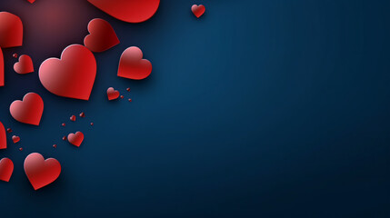 Abstract 3D background for Valentines day