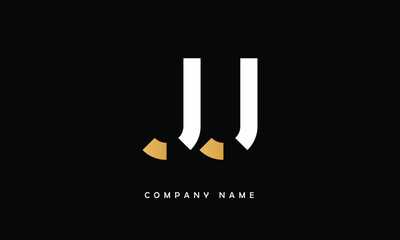 JJ, JJ Abstract Letters Logo Monogram