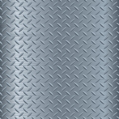 Steel diamond plate, metal floor background texture, metal flooring pattern.