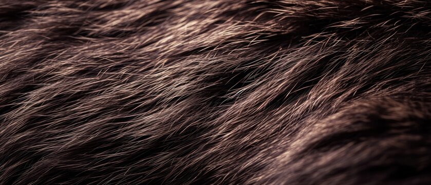 Ultrawide Brown Fur Texture Backdrop