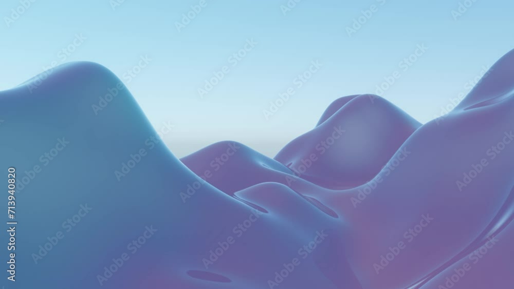 Poster vibrational waves of abstract forms representing the resonance achieved when aligning personal value
