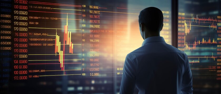 Man Standing in Front of Numeric Wall