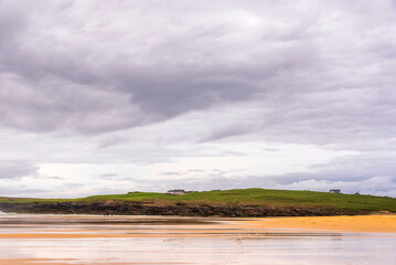 seascape inside the Eoropie Beach close to the village of Ness, Isle of Lewis, Scotland
