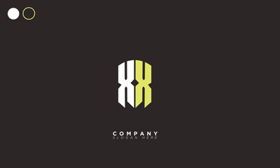  XX Alphabet letters Initials Monogram logo 