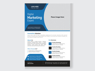 Corporate Business Flyer Template Vector