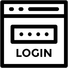 Login Vector Icon