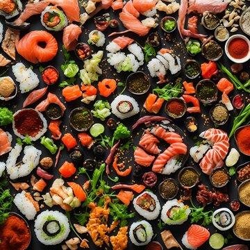 Korian style food salad