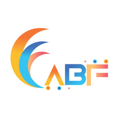 ABF letter technology logo design on white background. ABF creative initials letter business logo concept. ABF uppercase monogram logo and typography for technology, business and real estate brand.
